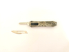 Zinc Aluminum Alloy Handle Interchangeable Blade Double Action Auto Utility Edc Pocket Knife