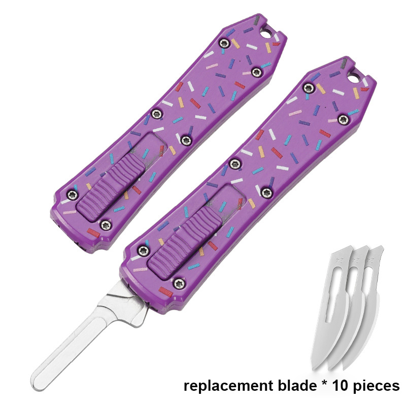 Hot Sale Portable Scalpel Blade Otf Automatic Multifunctional Replaceable Utility Otf Knife