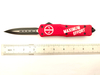 Custom Maximum Effort Combat Pushbutton Switchknife Survival Tactical Automatic Otf Knife