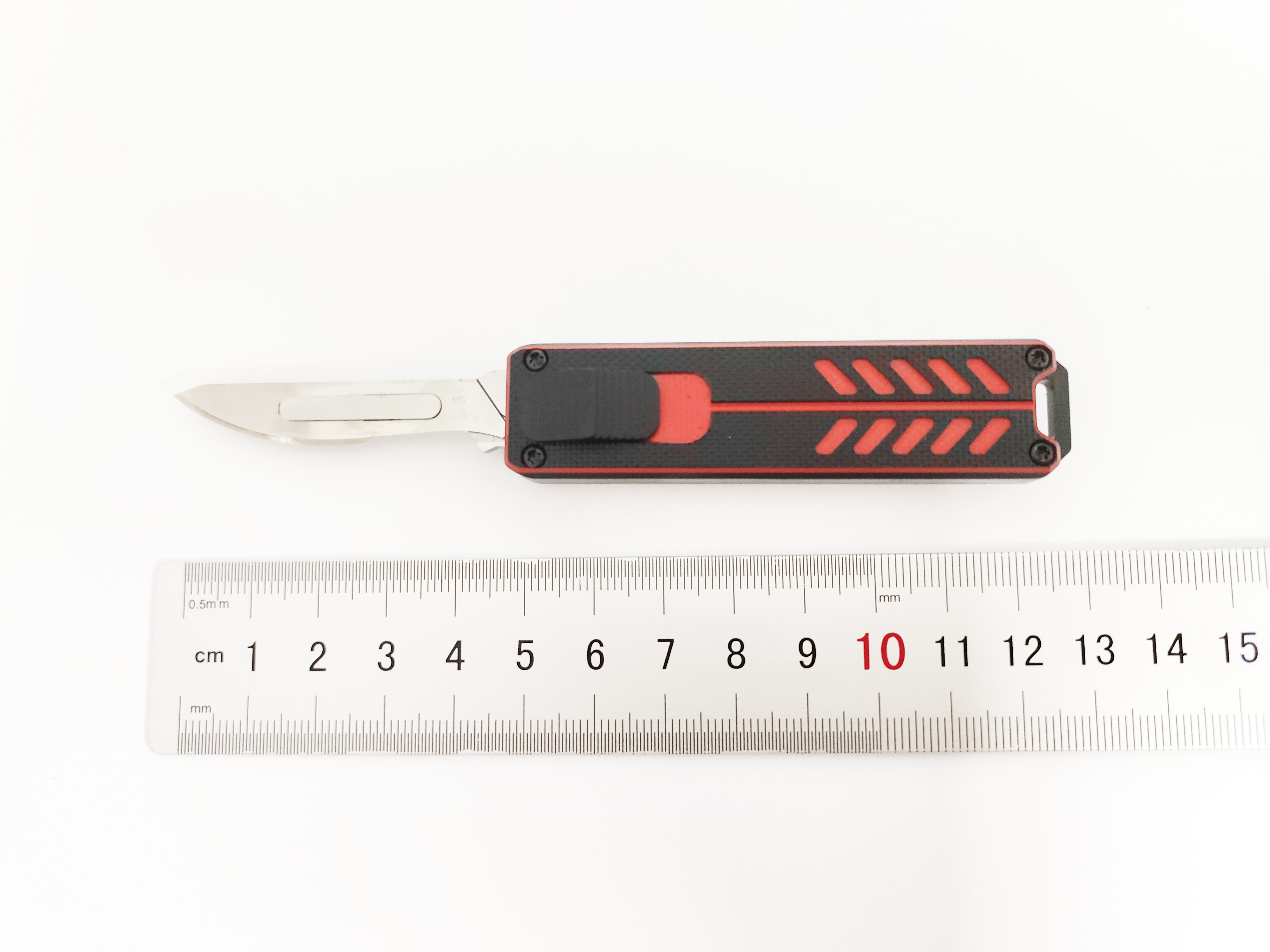 CNC Aluminum Quick Change Interchangeable Blade Out The Front Box Cutter Retractable Otf Utility Knife