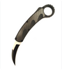 Automatic Camping Cutter Curved Knife Talon Hook Ring Handled Karambit Knife