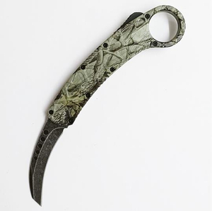 Outdoor Camping Blade Survival Dual Action Otf Karambit Automatic Knife