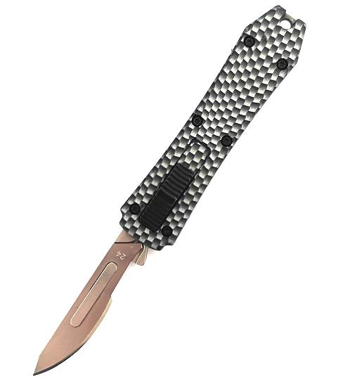 Pluggable Replaceable Automatic Surgical Blade Portable Bistoury Scalpel Multiple Blade Otf Knife