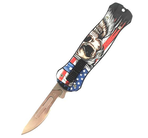 Chinese Supplier Multi Purposes Separable Otf #24 Scalpel Blade Automatic Knife