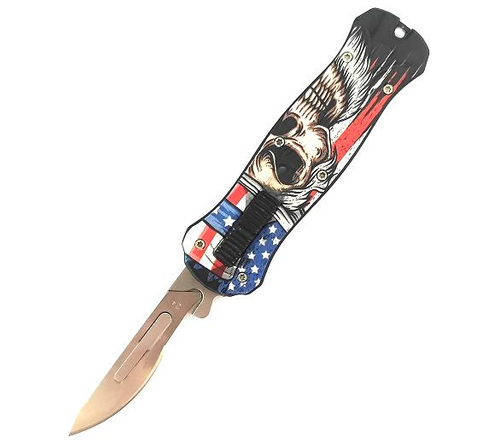 Chinese Supplier Multi Purposes Separable Otf #24 Scalpel Blade Automatic Knife