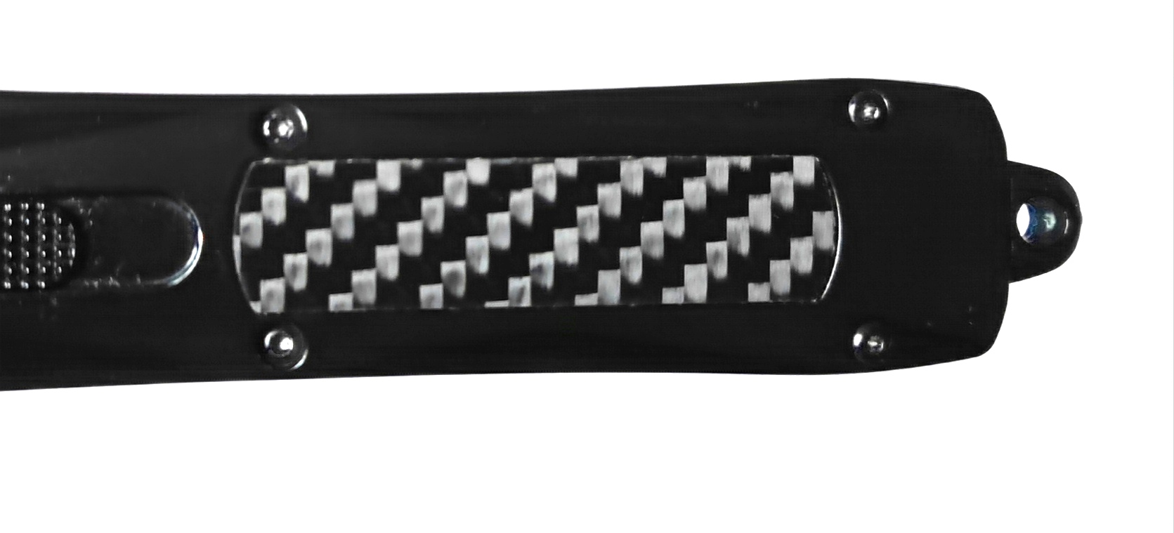 Carbon Fiber Auto Switch Blade Knives Spear Drop Clip Point Push Button Knife Swith Movement Automatic Knife