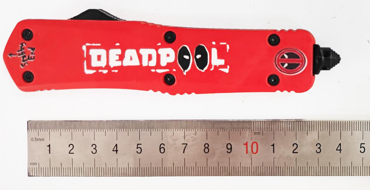 Spear Point Auto Otf Knife D/E Spring Assisted Knife Autos Sliding Switchblades
