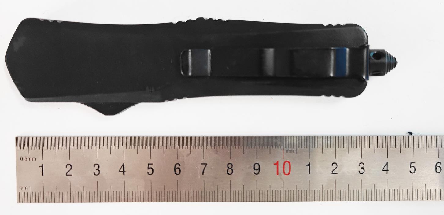 Otf Sliding Pushbutton Switchblade Custom Self Defense Knife Automatic Knives