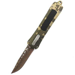G10 Material Handle Large Otf Knife Hunting Knife Laser Combat Automatic Knife