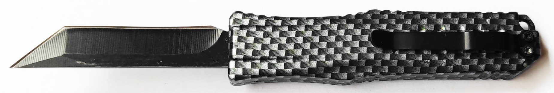 5.4 Inches Carbon Fiber Coated Automatic Knife Camping Folding Portable Knives Otf Knife