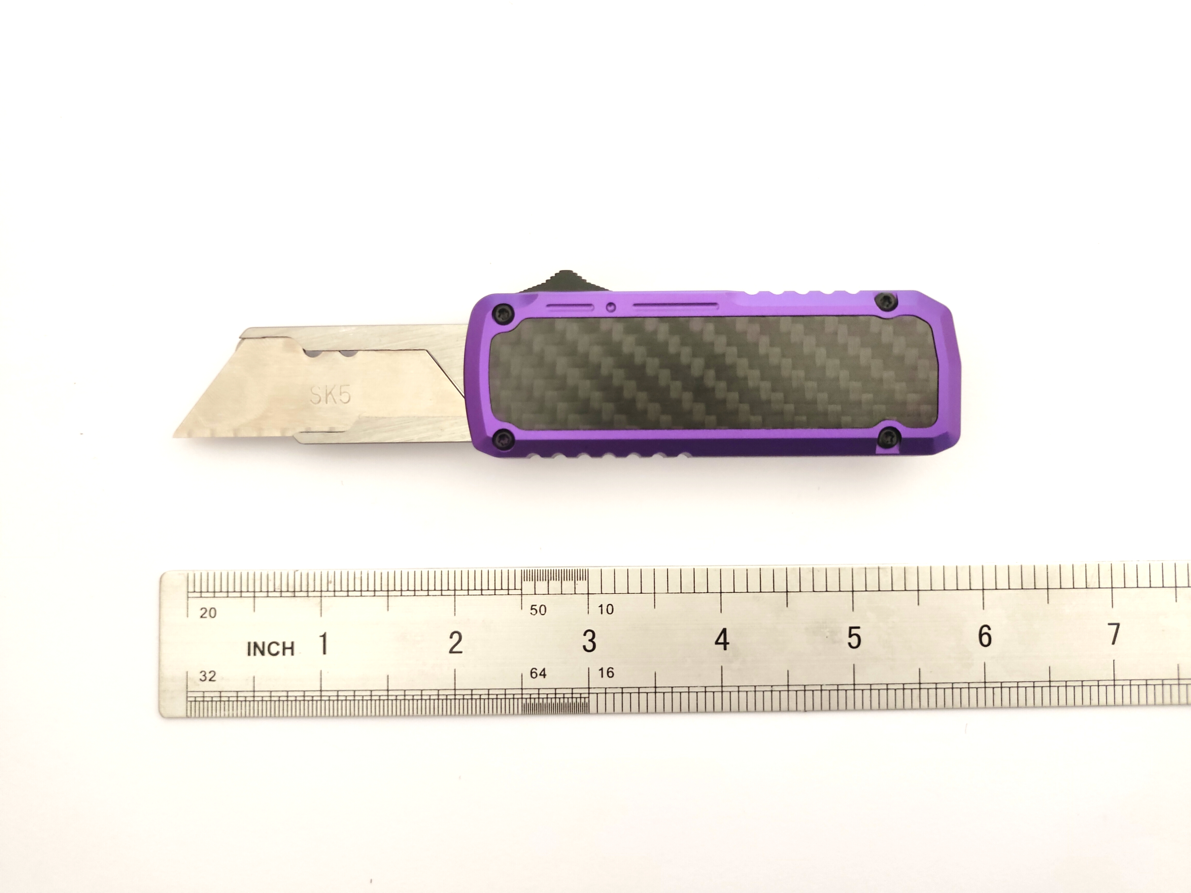 Folding Replaceable Utility Knives Otf Multifunctional EDC Carbon Fiber Inlay Razor Knife Box Cutter Art Knife