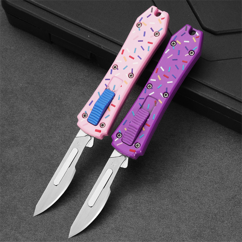 Hot Sale Portable Scalpel Blade Otf Automatic Multifunctional Replaceable Utility Otf Knife