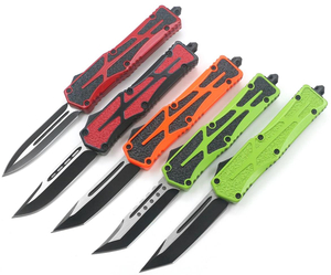 Automatic Sliding Switchblade Otf Sidekick Double Action Survival Tactical Combat Knife