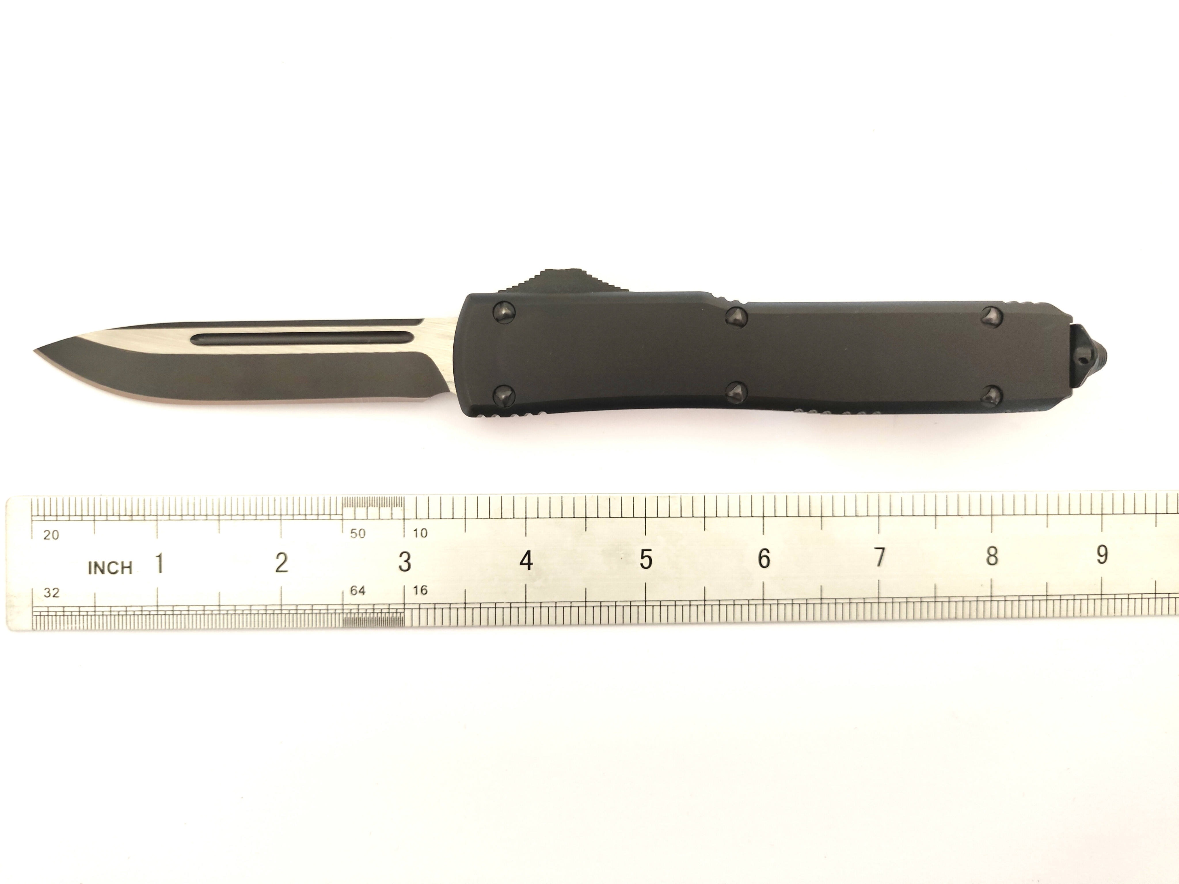 Microtech CNC Aluminum Sliding Blade Fast Deployment Automatic Out The Front Switchblade Knife