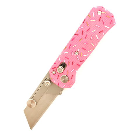 Nylon Carbon Fiber Handle Folding Replaceable Mini EDC Sharp Pocket Outdoor Cutter Knife