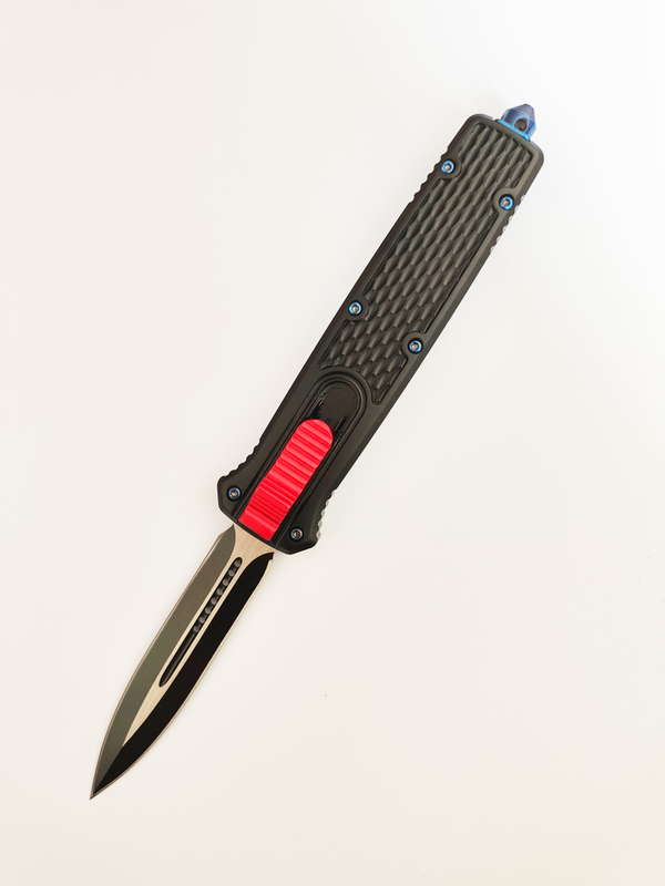 Self Defense Locking Automatic Spring Foldable Pocket Camping Knife Otf Switch Blade