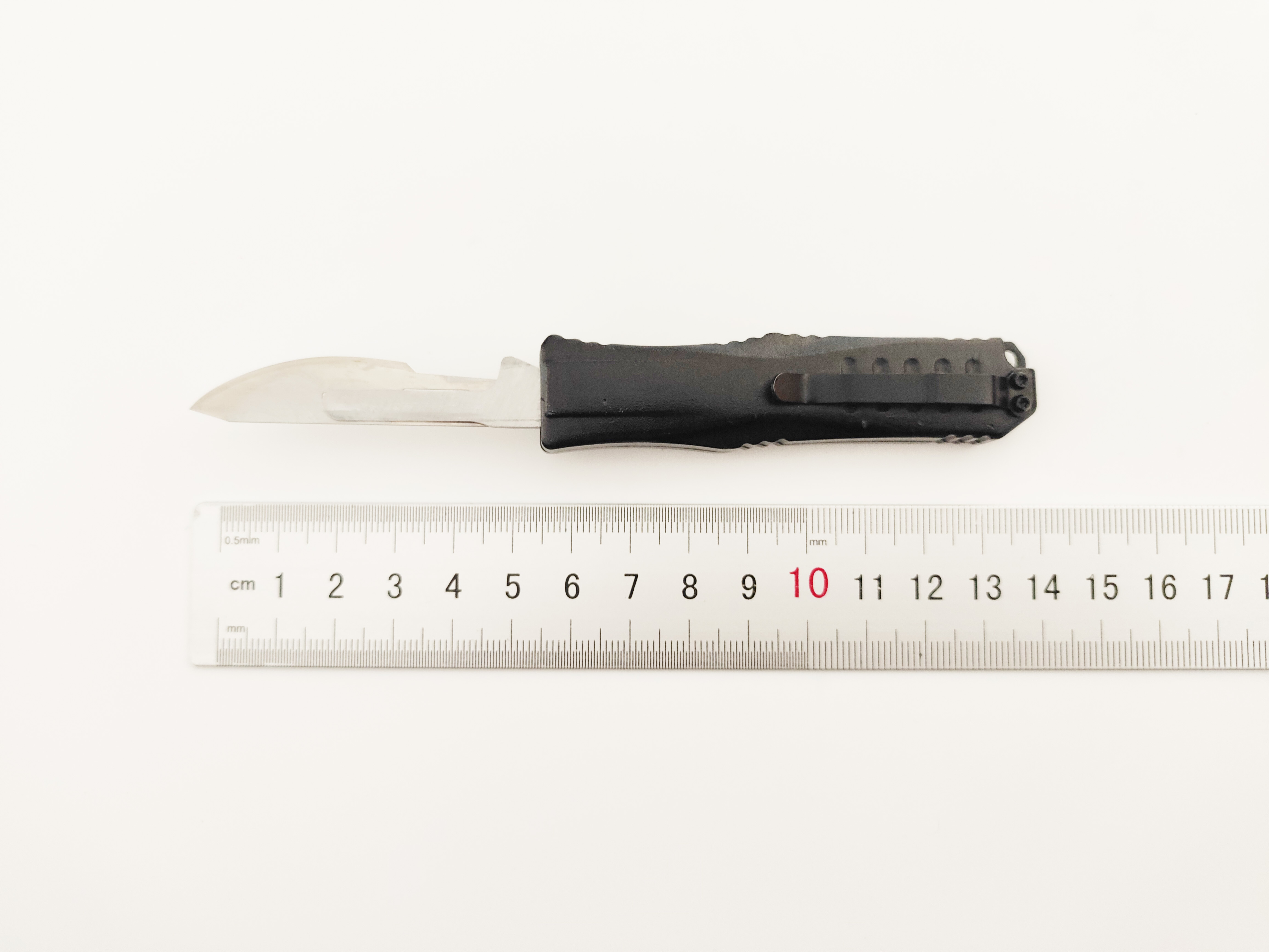 Aluminum Telescoping Knife Auto Utility Safety Scalpel Replaceable Surgical Blade Otf Utility Knife