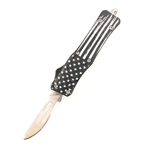Us American Flag EDC Precision Knife Cutting Tool Utility Craft Replaceable Scalpel Blade Otf Knife