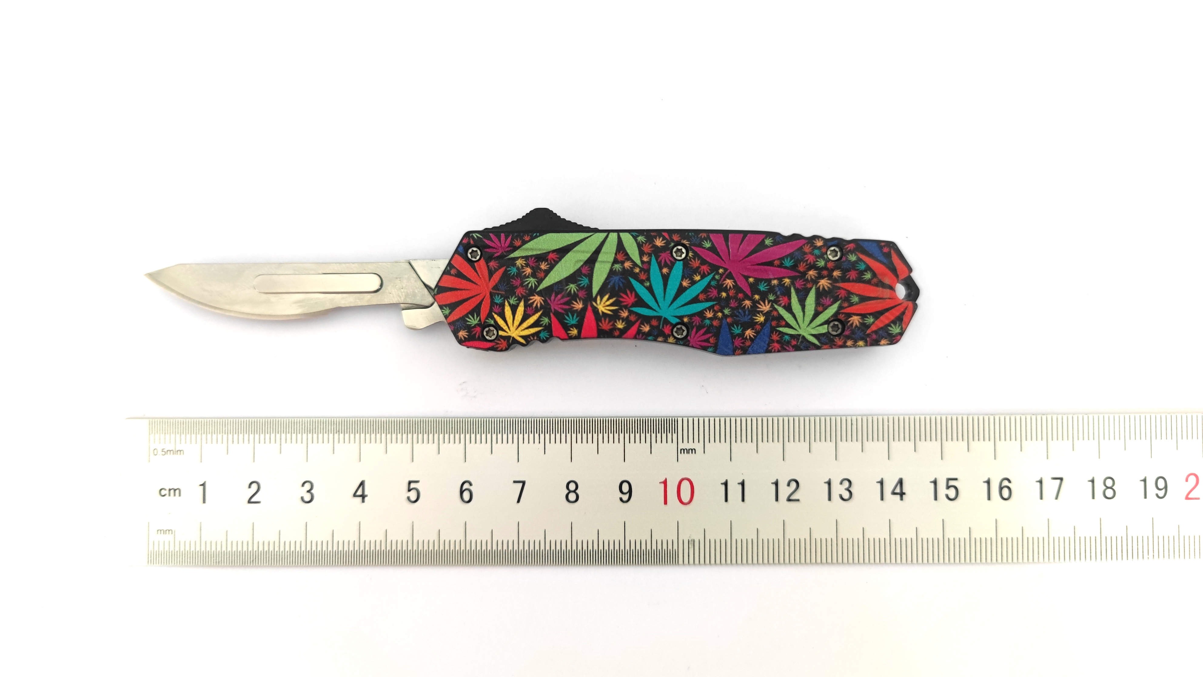 Spring Loaded Pocket Knife Otf Auto Operating Knife Blade Automatic Operation Knife