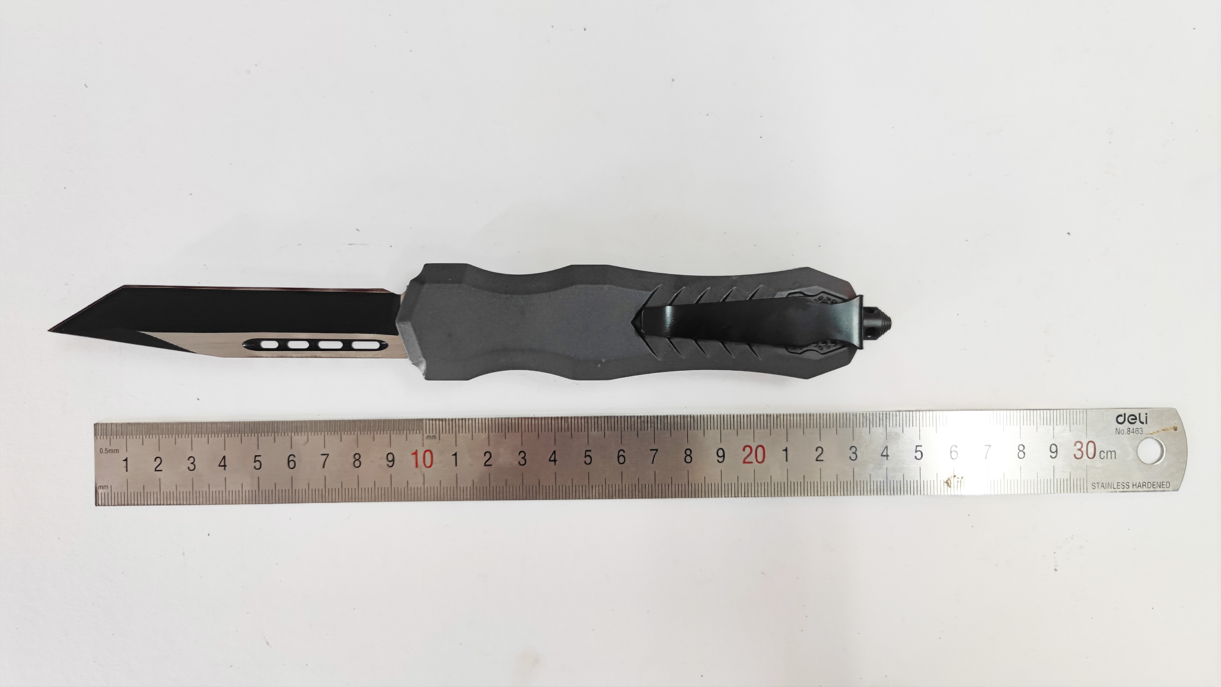 Custom Sliding Automatic Tactical Double Action Knife Outdoor Otf Pocket Knife