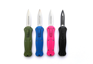 Zinc Aluminum Alloy Handle Mini Automatic Auto-Otf Knife Switchblade Pocket Sliding Knife