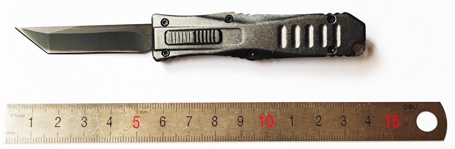 Otf Auto Automtic Knife Customizable Compact Self Defense Mini Aviation Aluminium Automatic Sliding Knife