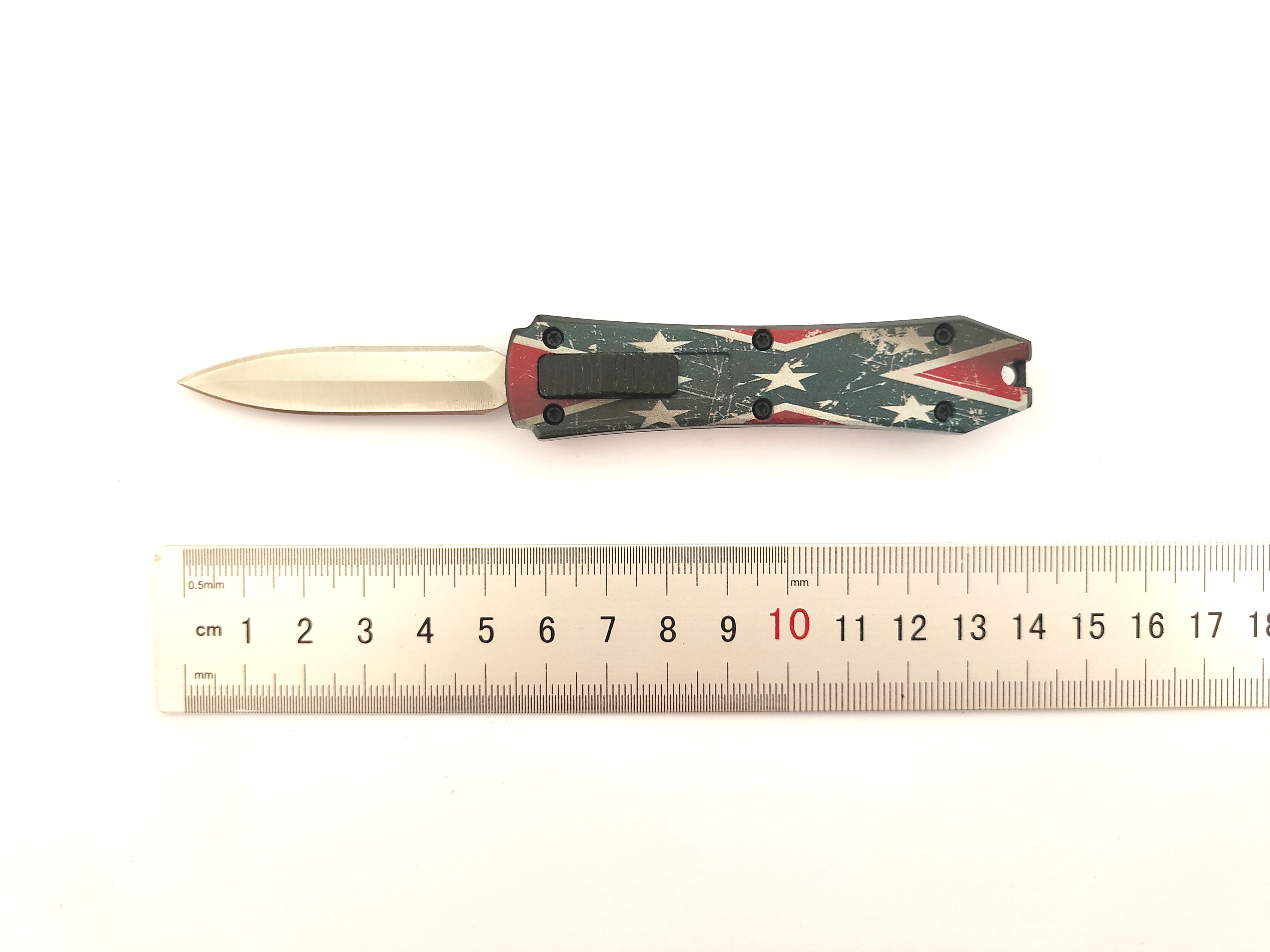 Hot Sale Wholesale Double Edge Auto Dual Action Pocket Edc Mini Automatic Otf Knife