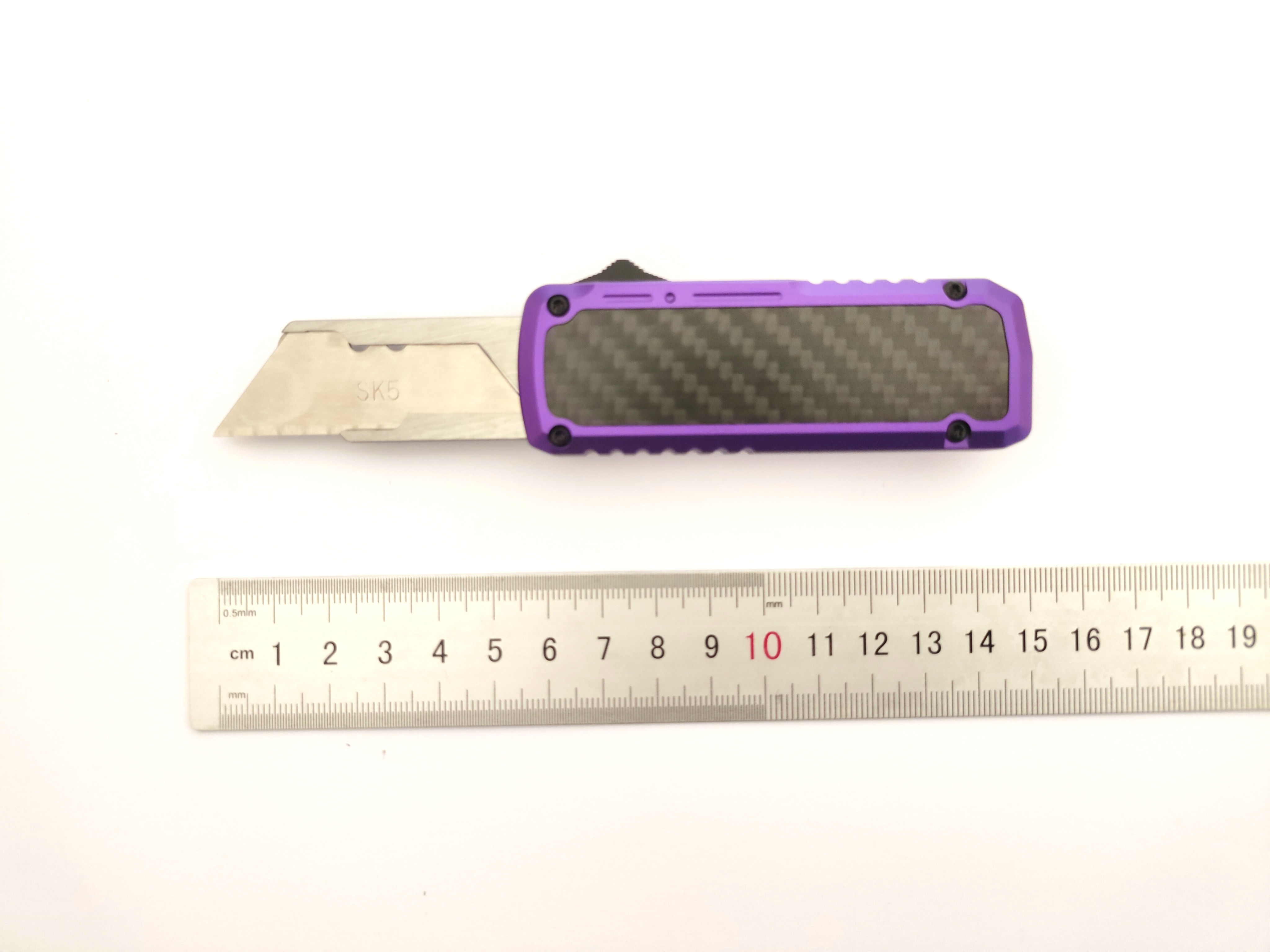 Folding Replaceable Utility Knives Otf Multifunctional EDC Carbon Fiber Inlay Razor Knife Box Cutter Art Knife