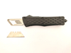 Large Folded Flick Razor Knife Zinc Aluminum Alloy Handle Auto Adjustable Blade Otf Replaceable Knife
