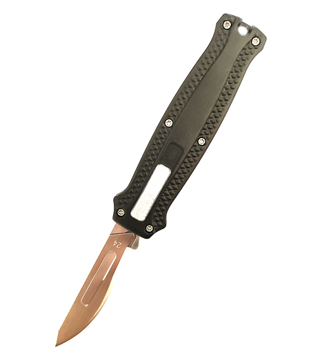 Hot Sale Aluminum Handle Art Knife Replaceable Blade Otf Automatic Utility Cutter Knife