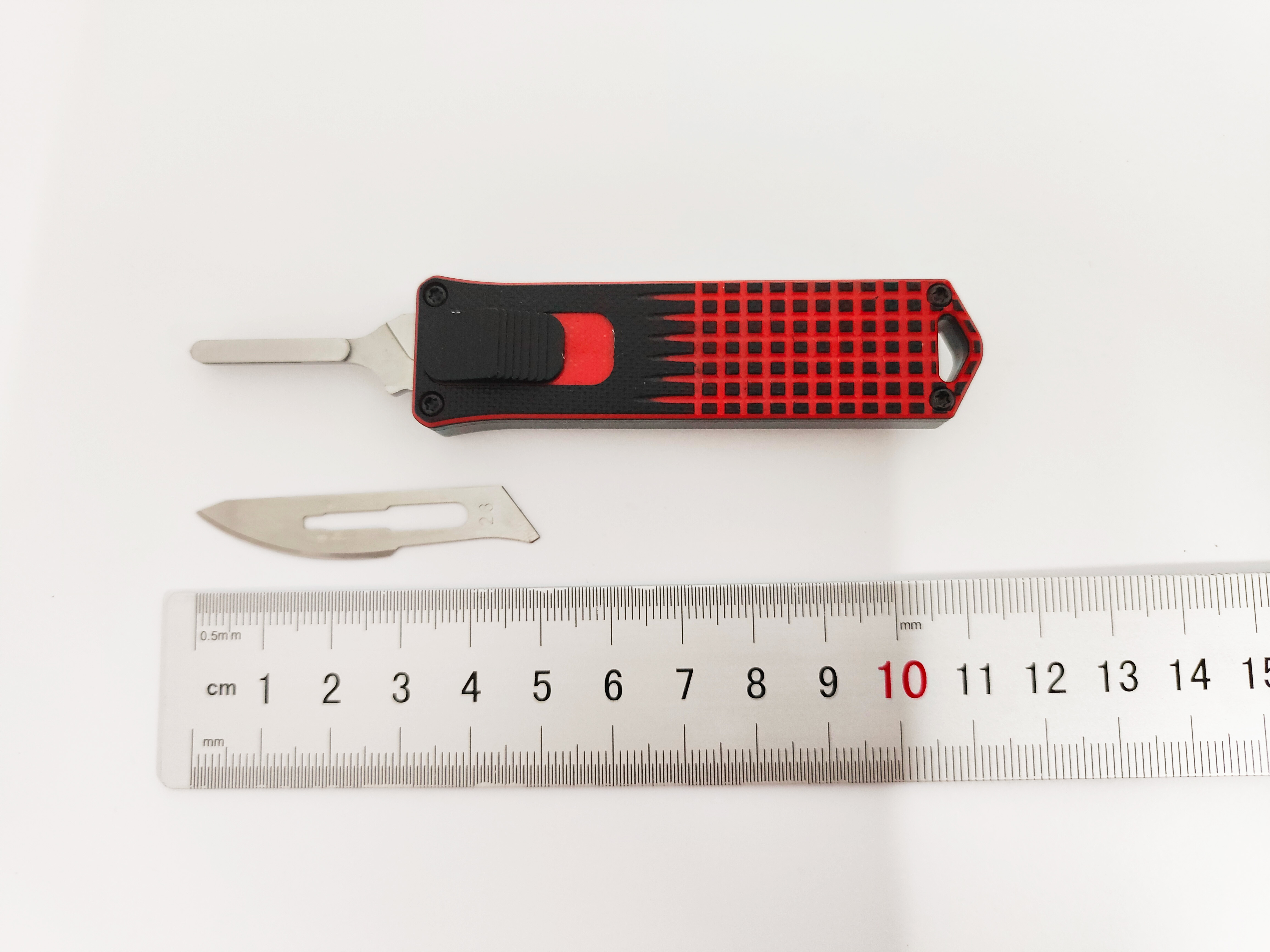 Interchangeable Blade Quick Change Automatic Retractable Pocket EDC Tool Otf Utility Cutter Knife