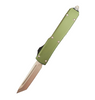 Microtech 5cr15 Stainless Steel Blade Aluminum Handle Automatic Switchblade Otf Double Action Knife
