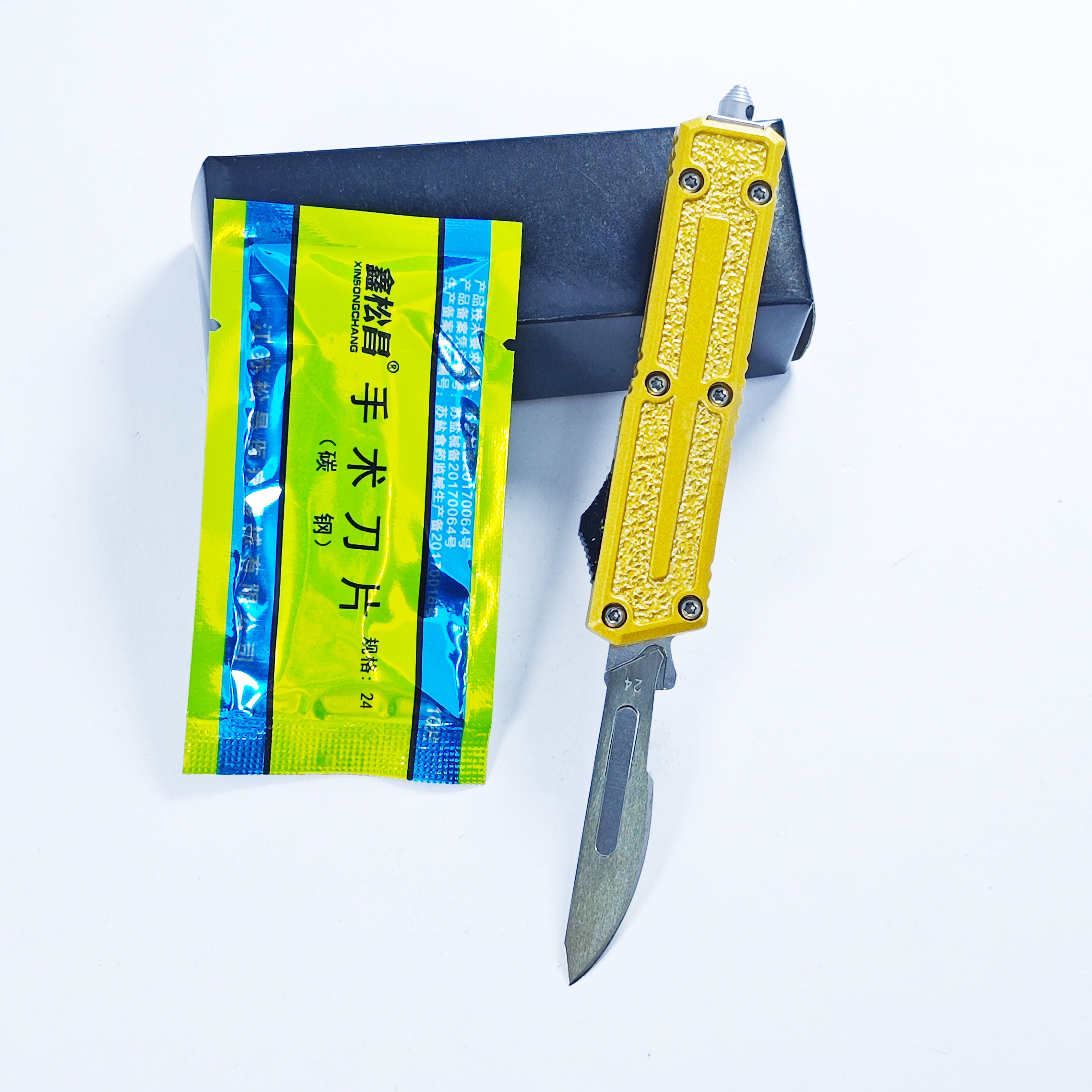 Folding Camping Outdoor Pocket Cutter Knife Auto Otf Retractable Tactical Otf Surgical Knife