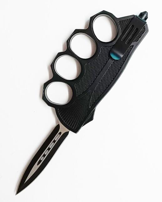 1918 Us Trench Multi Styles Tactical Combat Double Blade Automatic Knuckle Otf Auto Knives