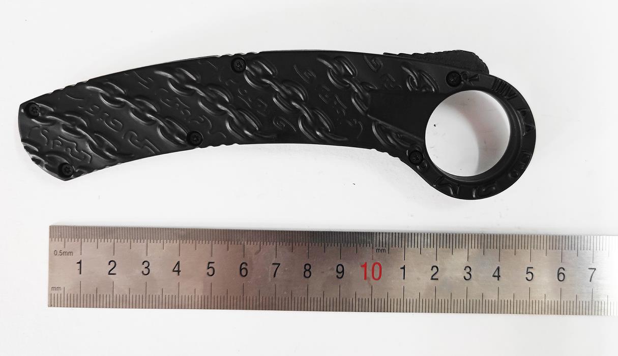 8.5 Inches Chain Auto Otf Karambit Tactical Claw Hunting Automatic Knife Dual Action Knife