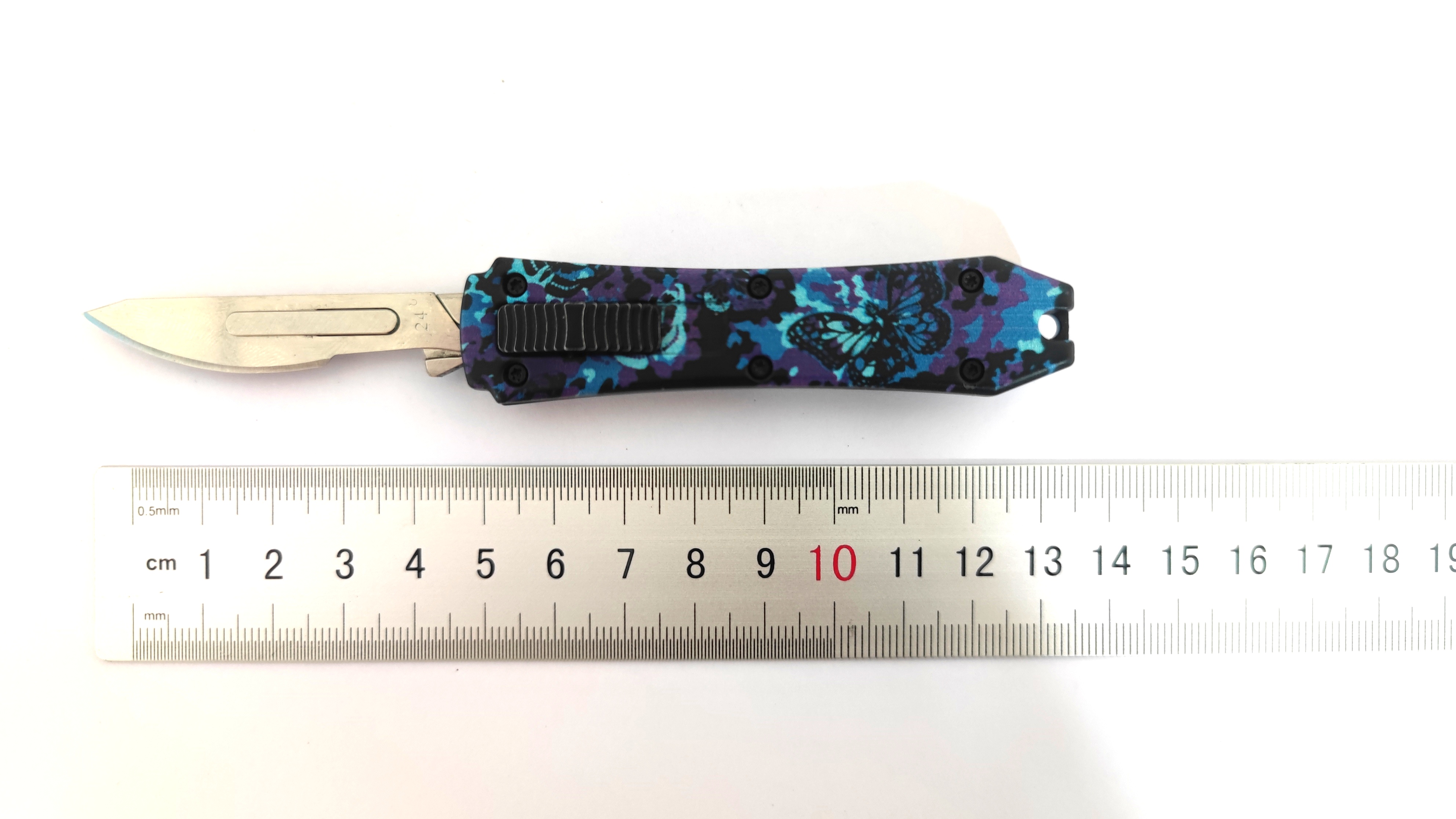 Otf Kinves Detachable Scalpel Mini Surgical Knife with 10 Pieces Replaceable Surgical Blade