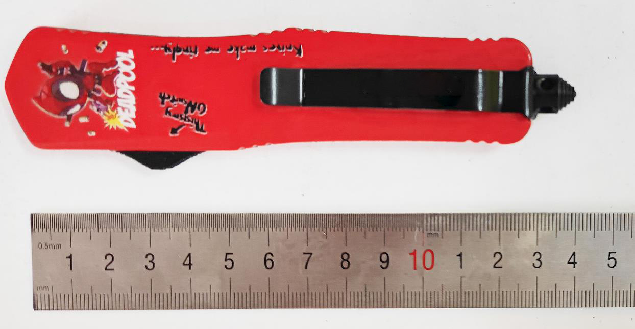 Spear Point Auto Otf Knife D/E Spring Assisted Knife Autos Sliding Switchblades