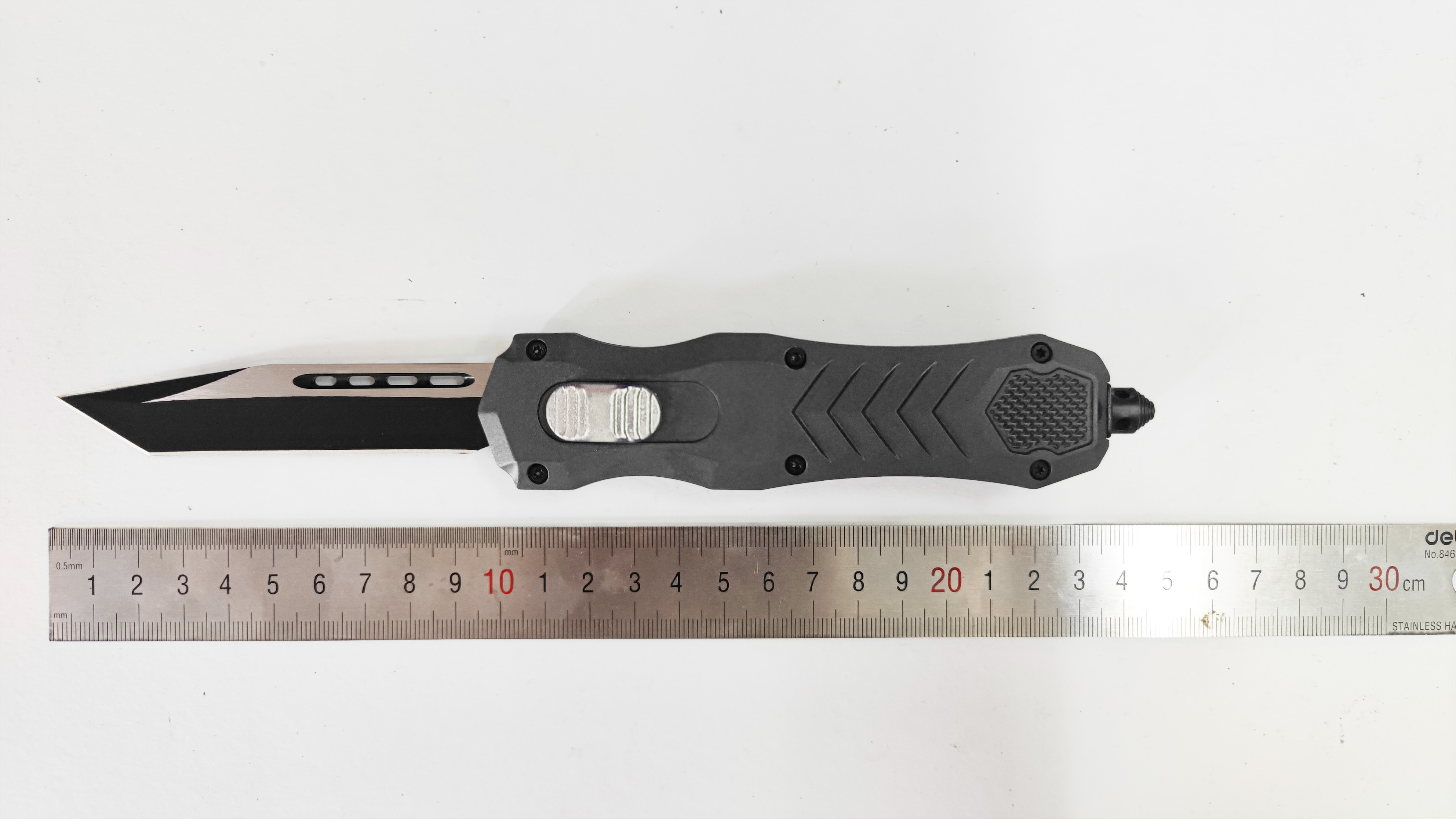 Custom Sliding Automatic Tactical Double Action Knife Outdoor Otf Pocket Knife