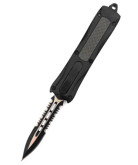 Chinese Factory Pushbutton Knife Out The Front Camping Hiking Outdoorsmen Hunters Automatic Knife