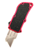 Textured Non Slip Inlay Double Action Edc Replacement Blade Pocket Razor Box Cutter Folding Automatic Otf Utility Knife