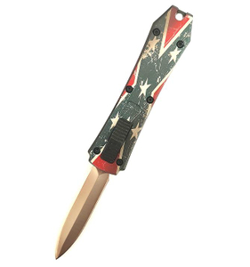 Hot Sale Wholesale Double Edge Auto Dual Action Pocket Edc Mini Automatic Otf Knife