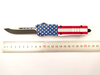 American Flag Self Defense Defender Two Tone Blade Loaded Otf Automatic Opening Knives