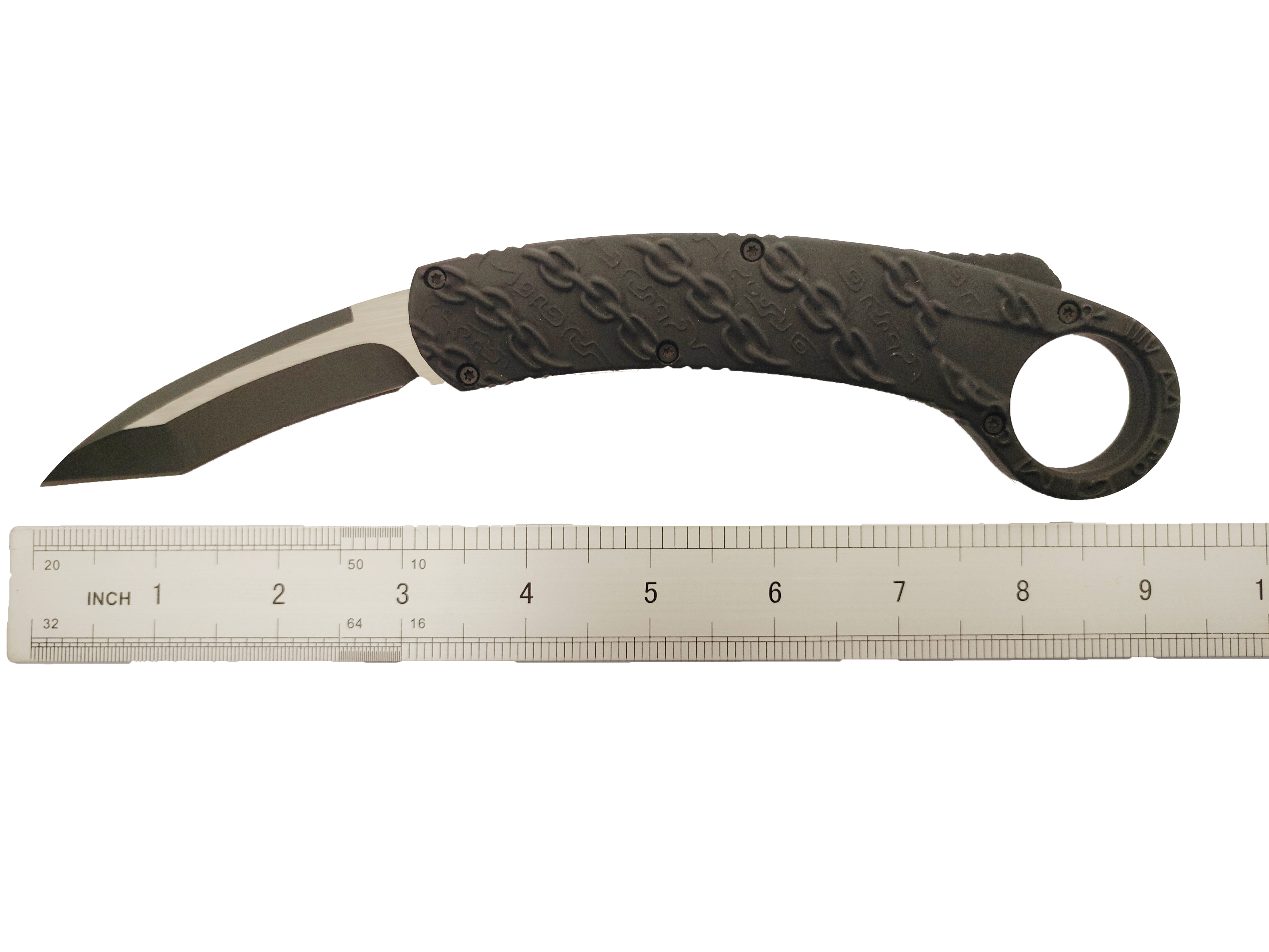 8.5 Inches Chain Auto Otf Karambit Tactical Claw Hunting Automatic Knife Dual Action Knife