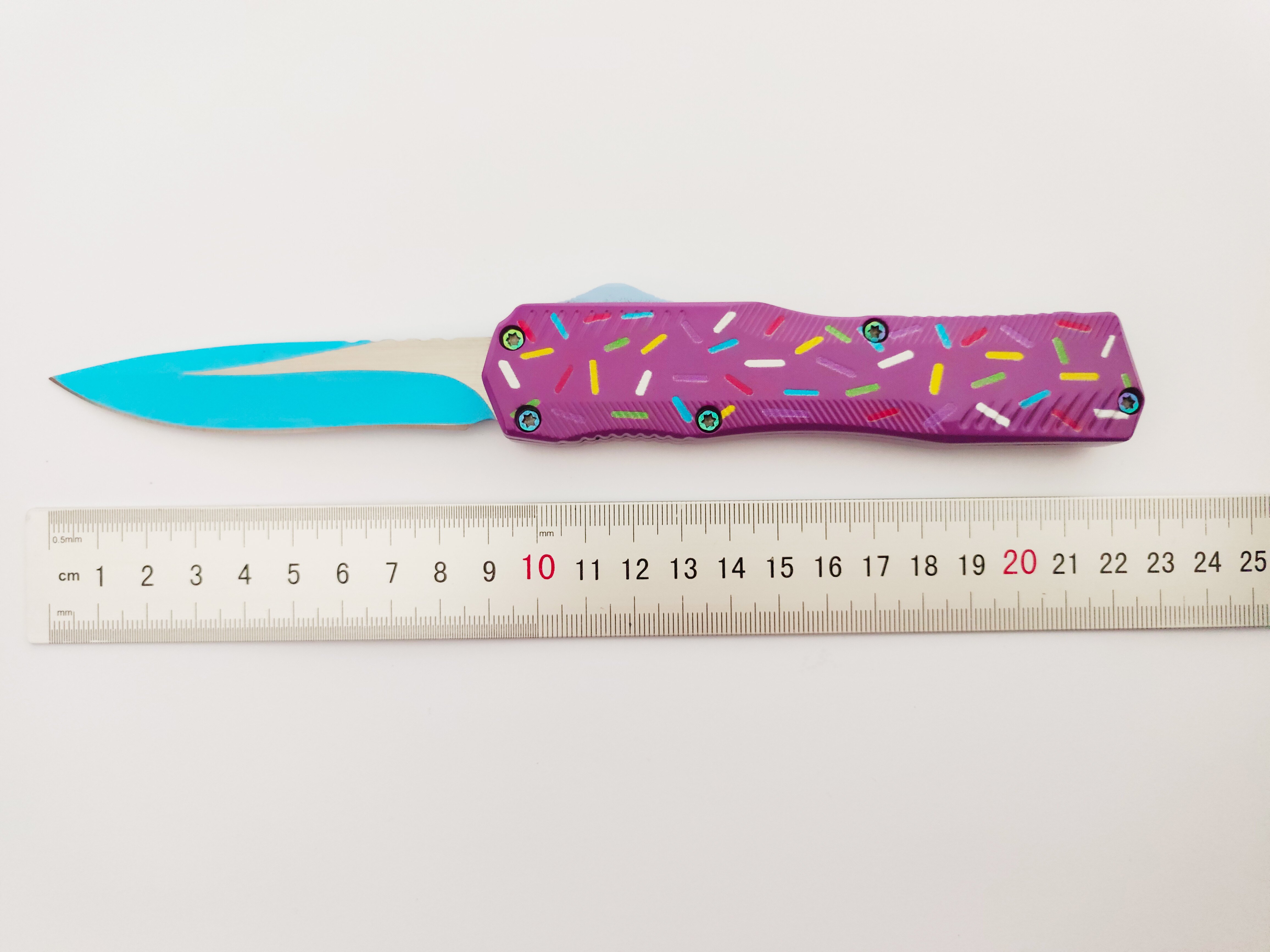 High Quality Wholesale Switchknife Telescoping Angel Blade Automatic Out The Front Knife