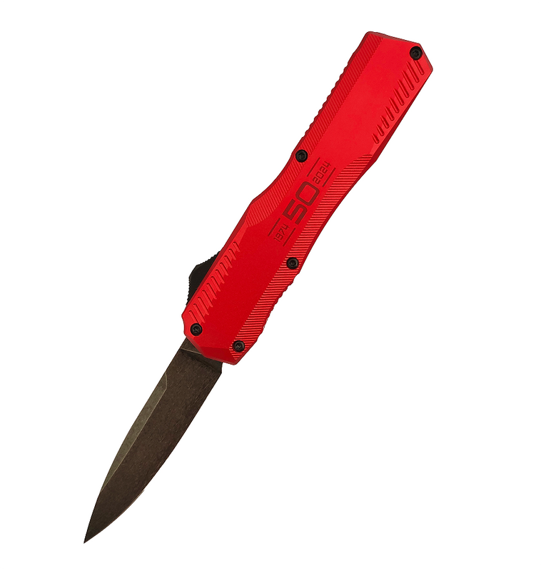 Kershaw Customizable Livewire Point D2 Steel Blade Auto Aluminum Sliding Pushbutton Automatic Pocket Knife