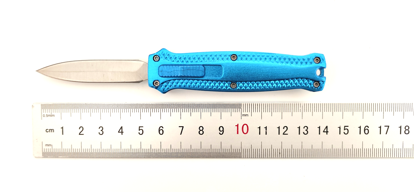 CNC Aluminum Handle Pocket Wicked Mini EDC Otf Tactical Self Defense Automatic Knife