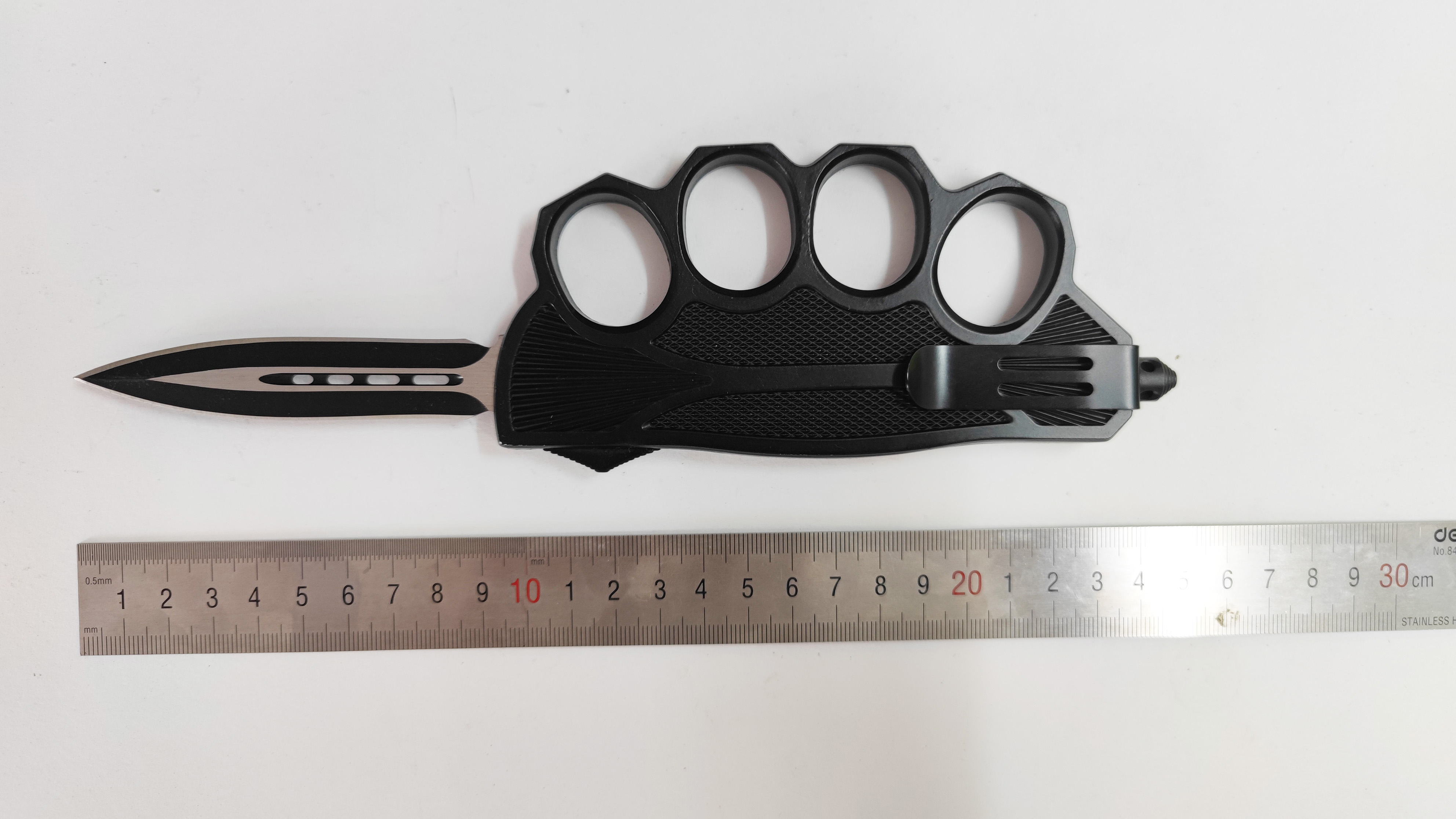 1918 Us Trench Multi Styles Tactical Combat Double Blade Automatic Knuckle Otf Auto Knives