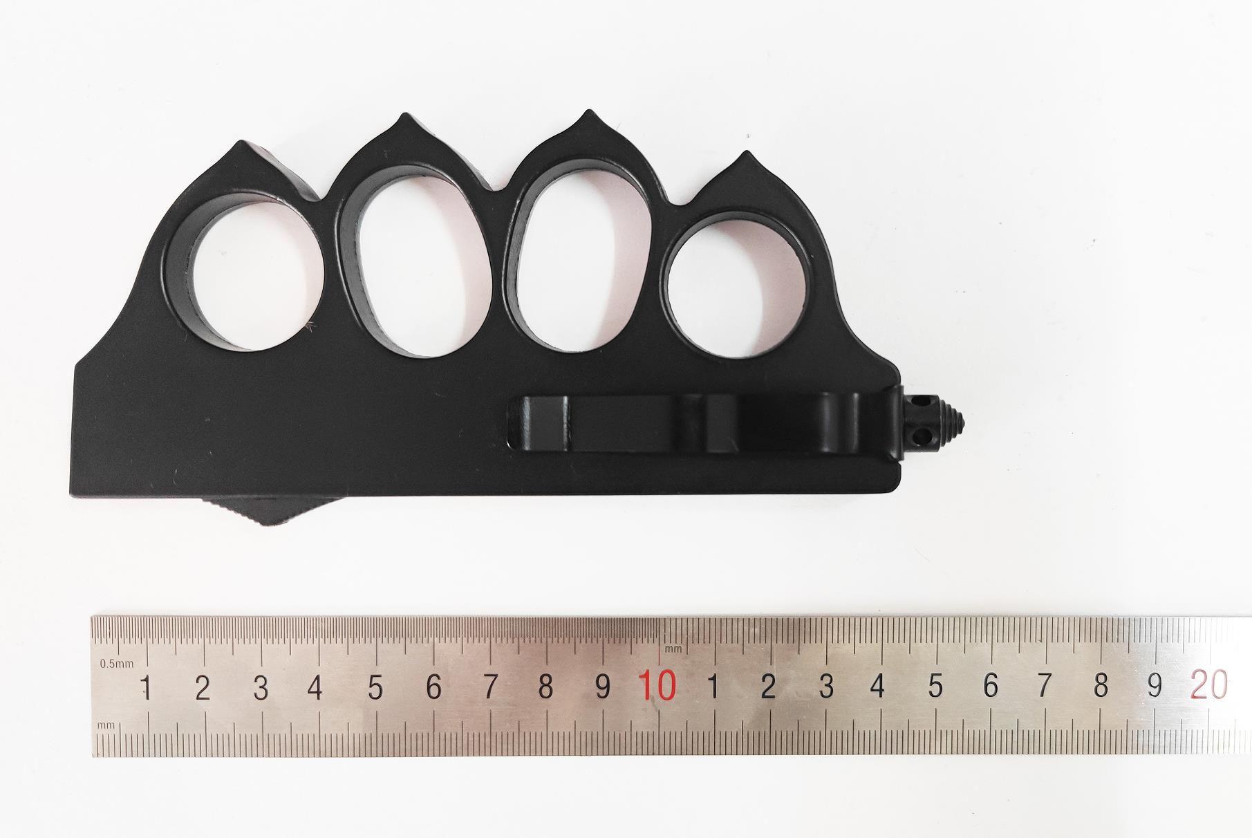 Zinc Aluminum Alloy Tactical Knife Trench Automatic Otf Knuckle Knife