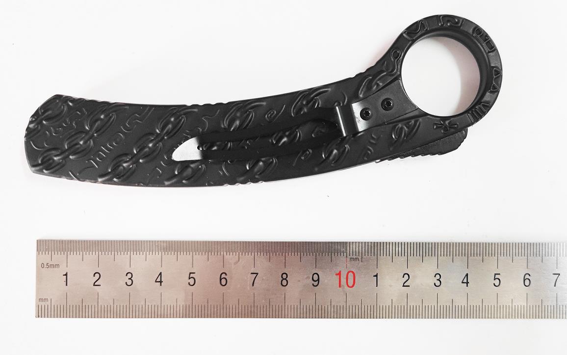 8.5 Inches Chain Auto Otf Karambit Tactical Claw Hunting Automatic Knife Dual Action Knife