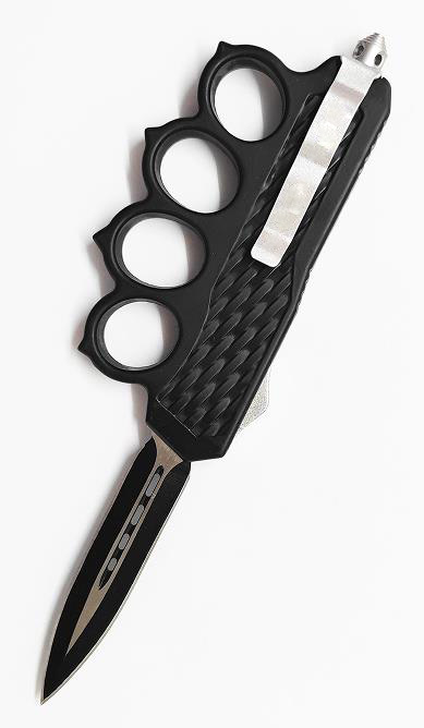 Hot Selling Wholesale Motorcycle Knife Automatic Tactical Kunckle Trench Otf-Auto Sliding Knife